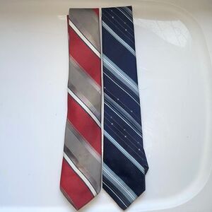 Bundle of two vintage late 60s/early 70s Wemlon by Wembley neckties‎
